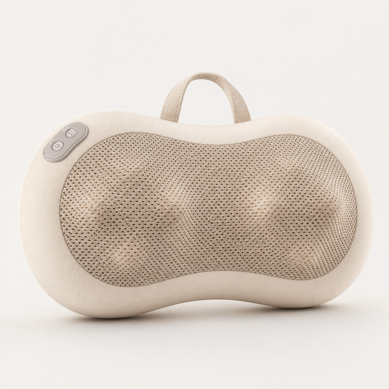 Blue cordless massage pillow with heat