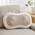 Virelax cordless shiatsu neck and back massager pillow