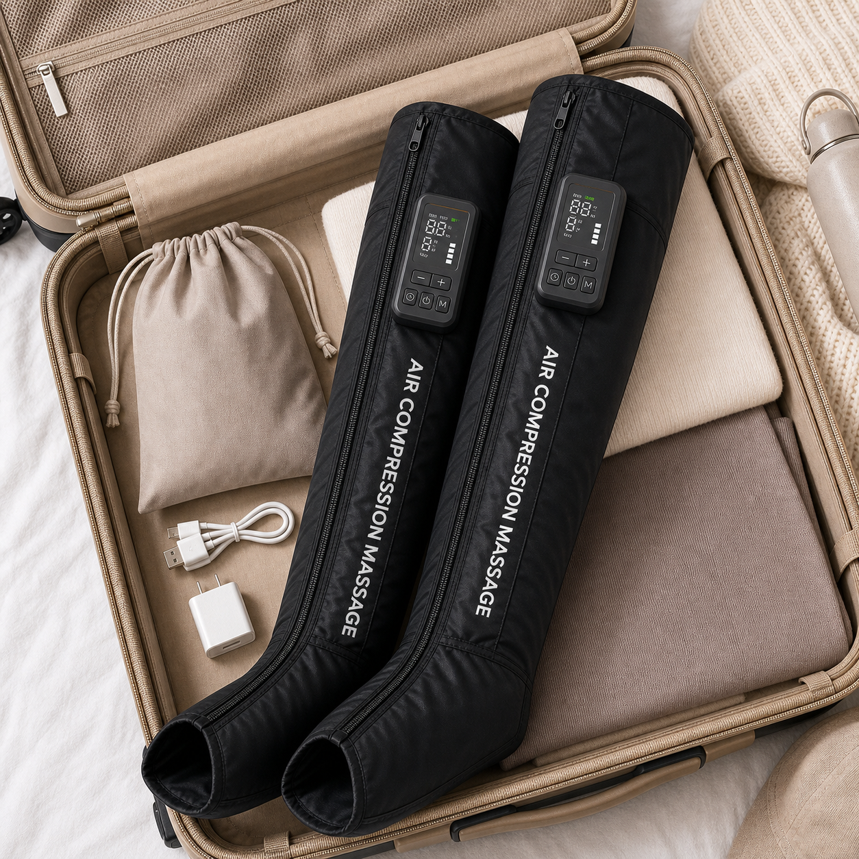 Rechargeable leg massager boots product details